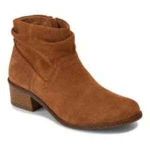 Vionic 6W Wide Womens Kanela Slouch Ankle Boots Brown